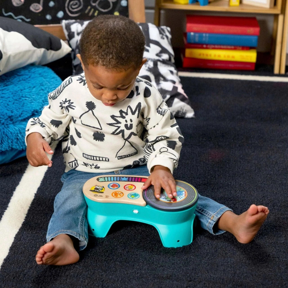 Baby Einstein Hape DJ Discovery Magic Touch Turntable - Ahşap Müzikli Oyuncak - 3