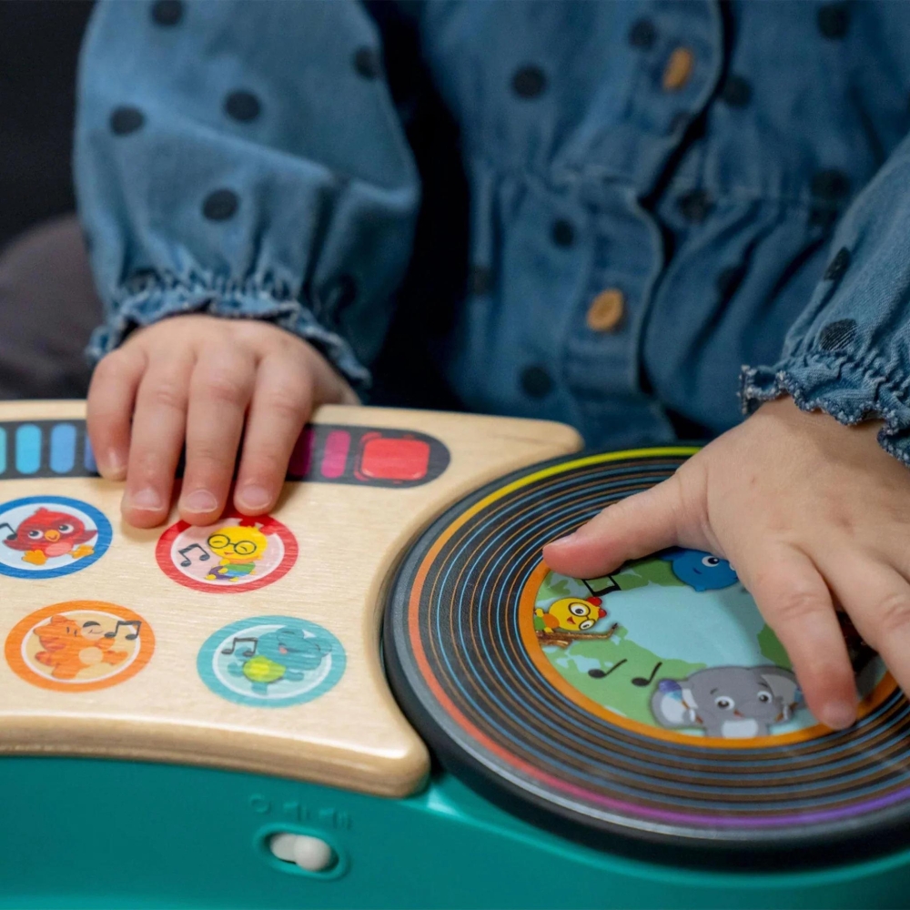 Baby Einstein Hape DJ Discovery Magic Touch Turntable - Ahşap Müzikli Oyuncak - 4
