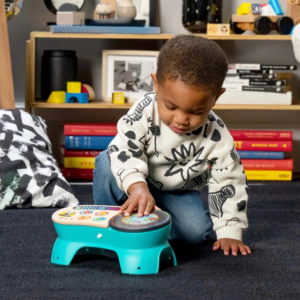 Baby Einstein Hape DJ Discovery Magic Touch Turntable - Ahşap Müzikli Oyuncak - 7