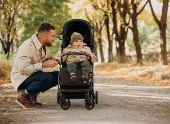 Bagi Compact Autofold Bebek Arabası Grey - 2