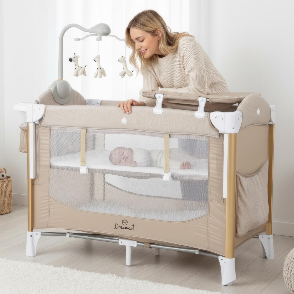 Bagi Dreamcot Oyun Parkı 70x110 Cm Beige - 1