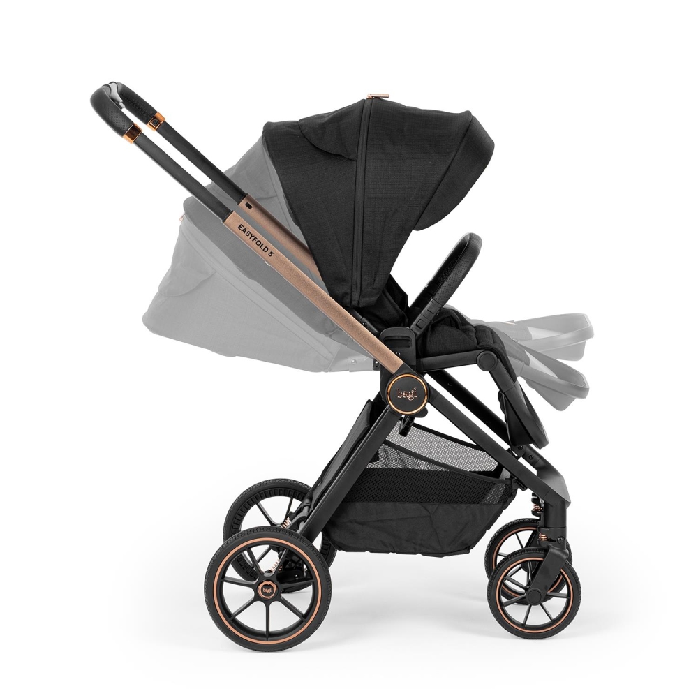 Bagi Easyfold 5 Travel Sistem Bebek Arabası Black Gold - 4