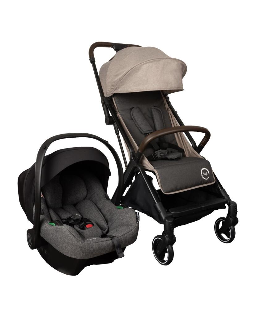 Bagi Gravity Autofold Cosmo Travel Sistem Bebek Arabası Beige - Grey 