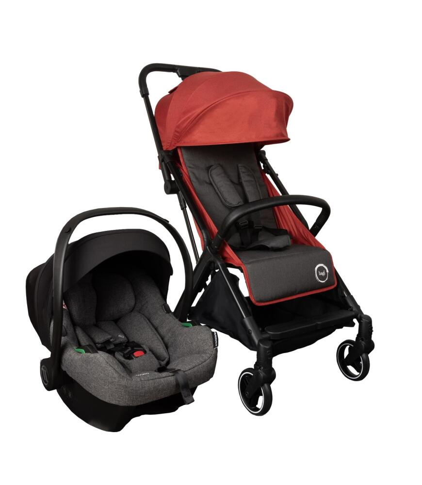 Bagi Gravity Autofold Cosmo Travel Sistem Bebek Arabası Red - Grey 