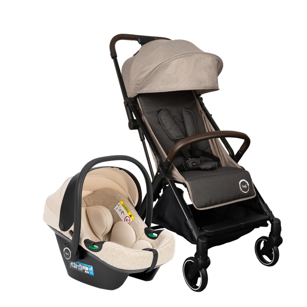 Bagi Gravity Autofold Travel Sistem Bebek Arabası Beige 