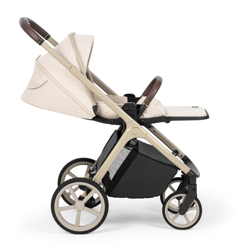 Bagi Heritage Grey Cosmo Travel Sistem Bebek Arabası Beige - 8