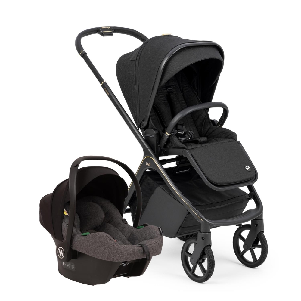Bagi Heritage Grey Cosmo Travel Sistem Bebek Arabası Black - 1