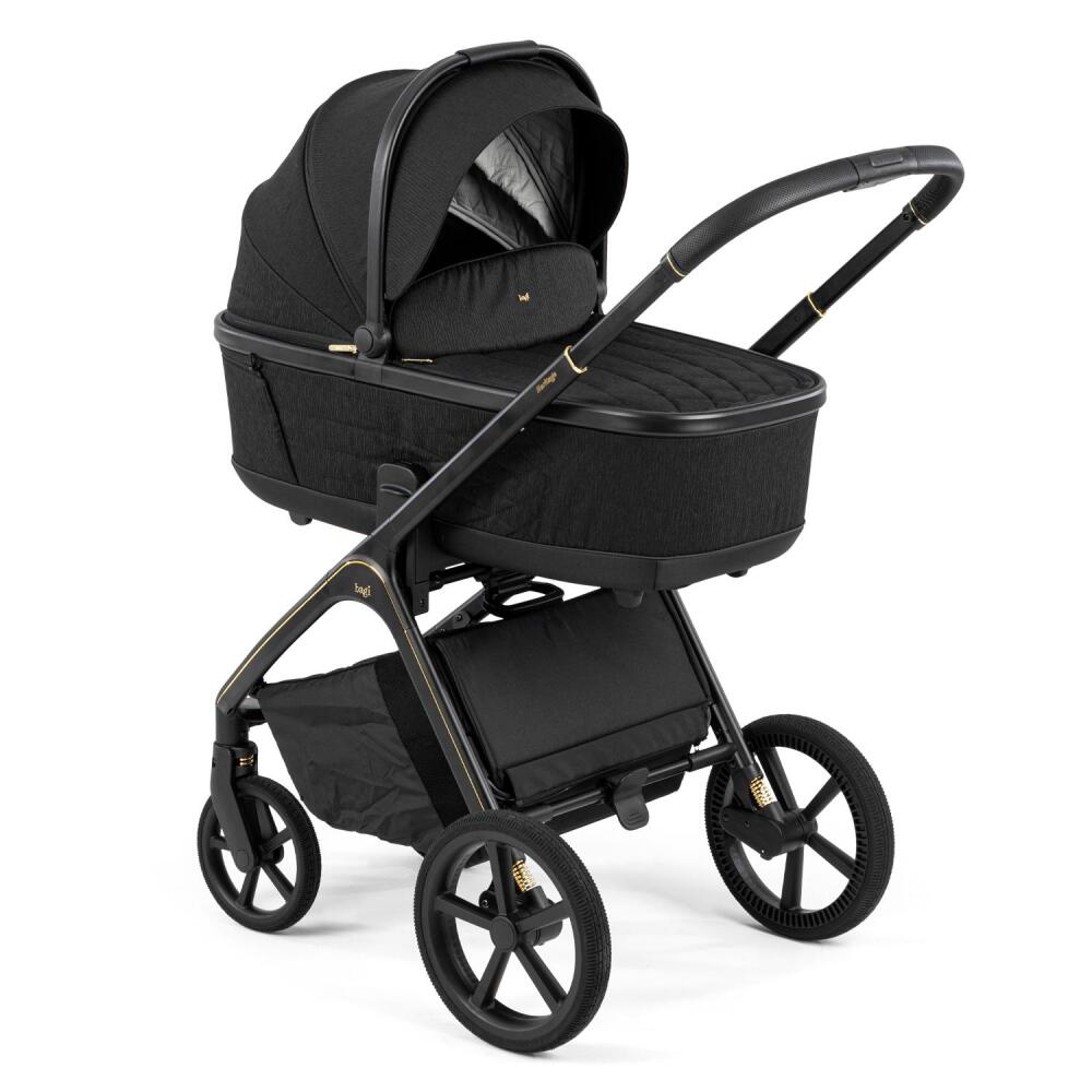 Bagi Heritage Portbebeli Set Bebek Arabası Black - 8