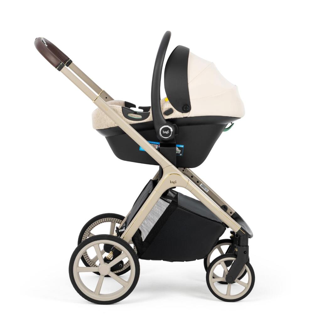 Bagi Heritage Travel Sistem Bebek Arabası Beige - Black - 9