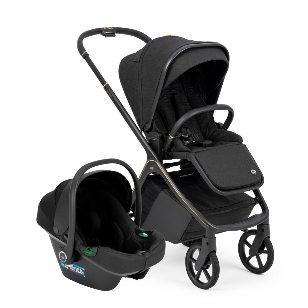 Bagi Heritage Travel Sistem Bebek Arabası Black 