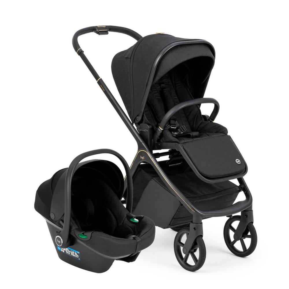 Bagi Heritage Travel Sistem Bebek Arabası Black 