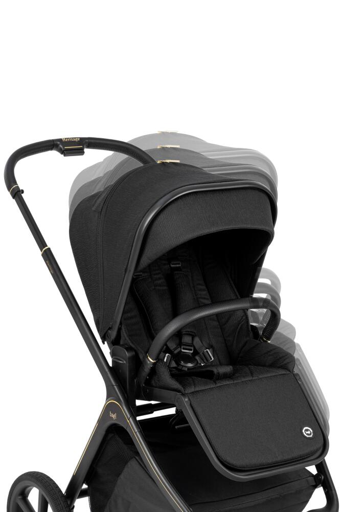 Bagi Heritage Travel Sistem Bebek Arabası Black - 10