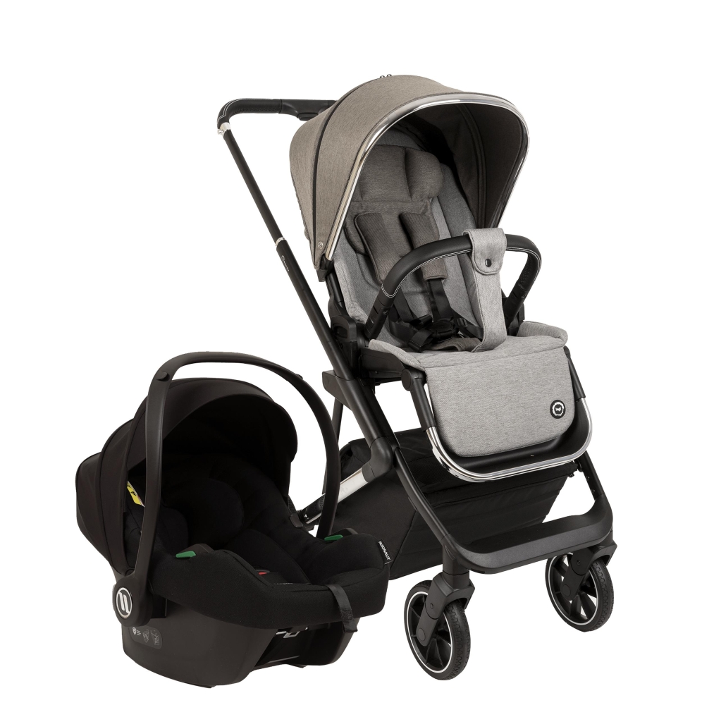 Bagi Nanofold 3 Cosmo Travel Sistem Bebek Arabası Light Grey - Black 