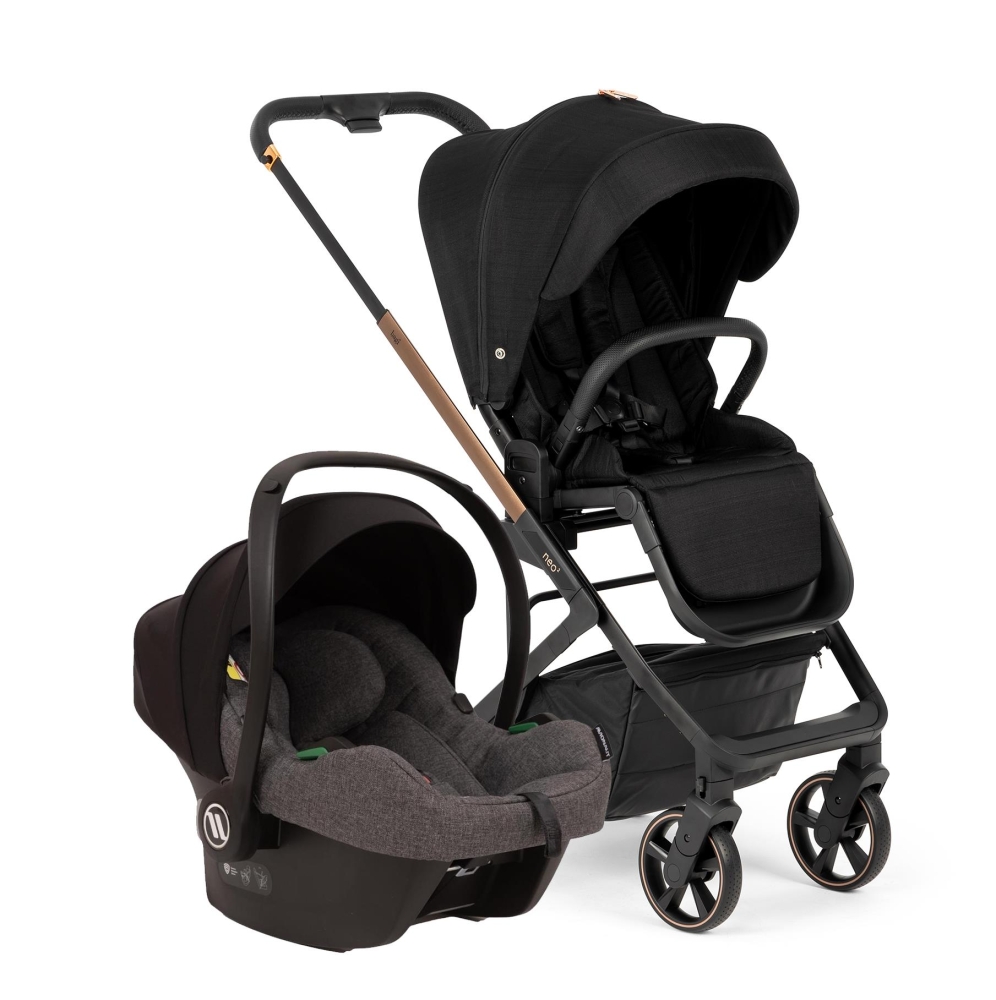 Bagi Neo 2 Cosmo Travel Sistem Bebek Arabası Black Gold - Grey 