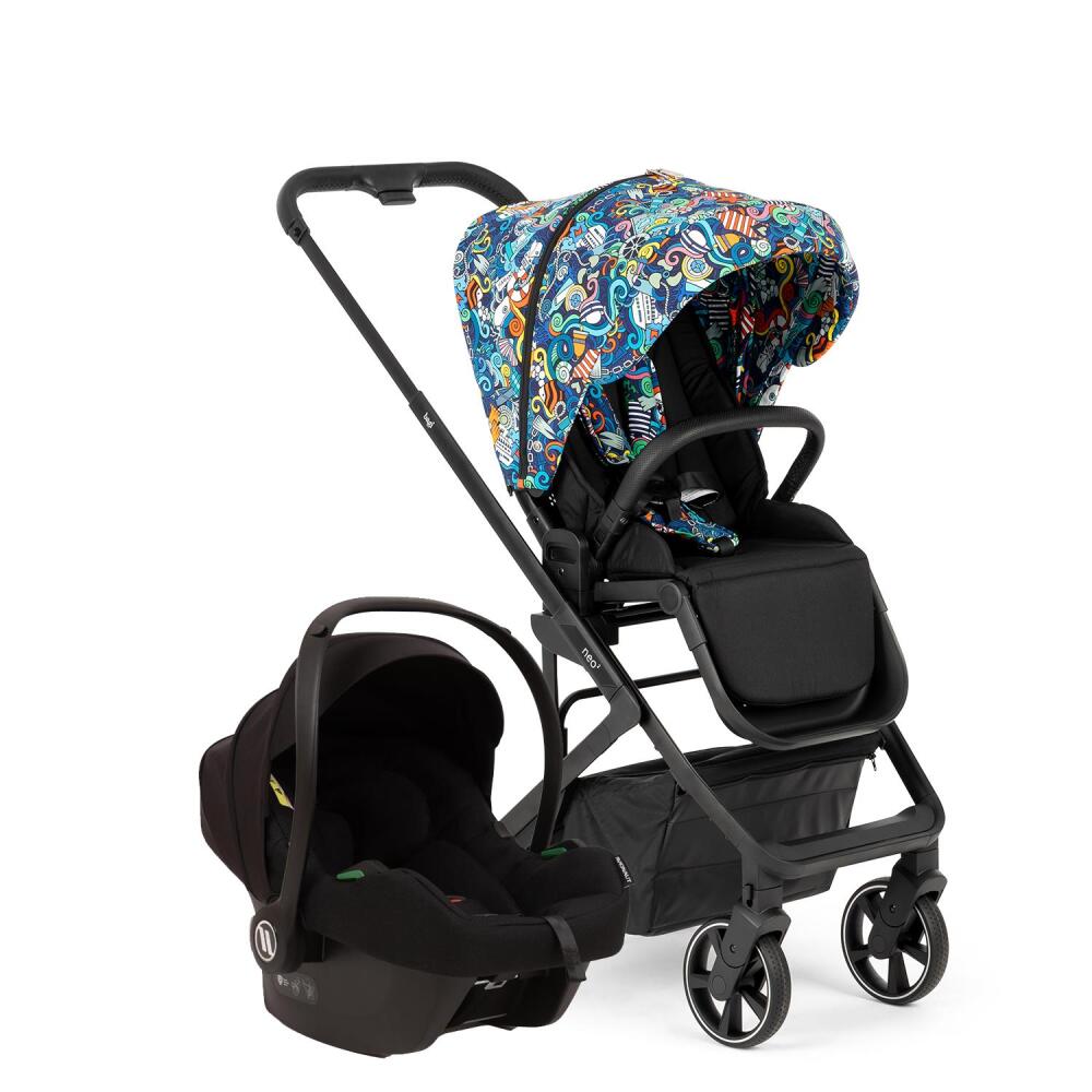 Bagi Neo 2 Cosmo Travel Sistem Bebek Arabası Multicolor - Black 