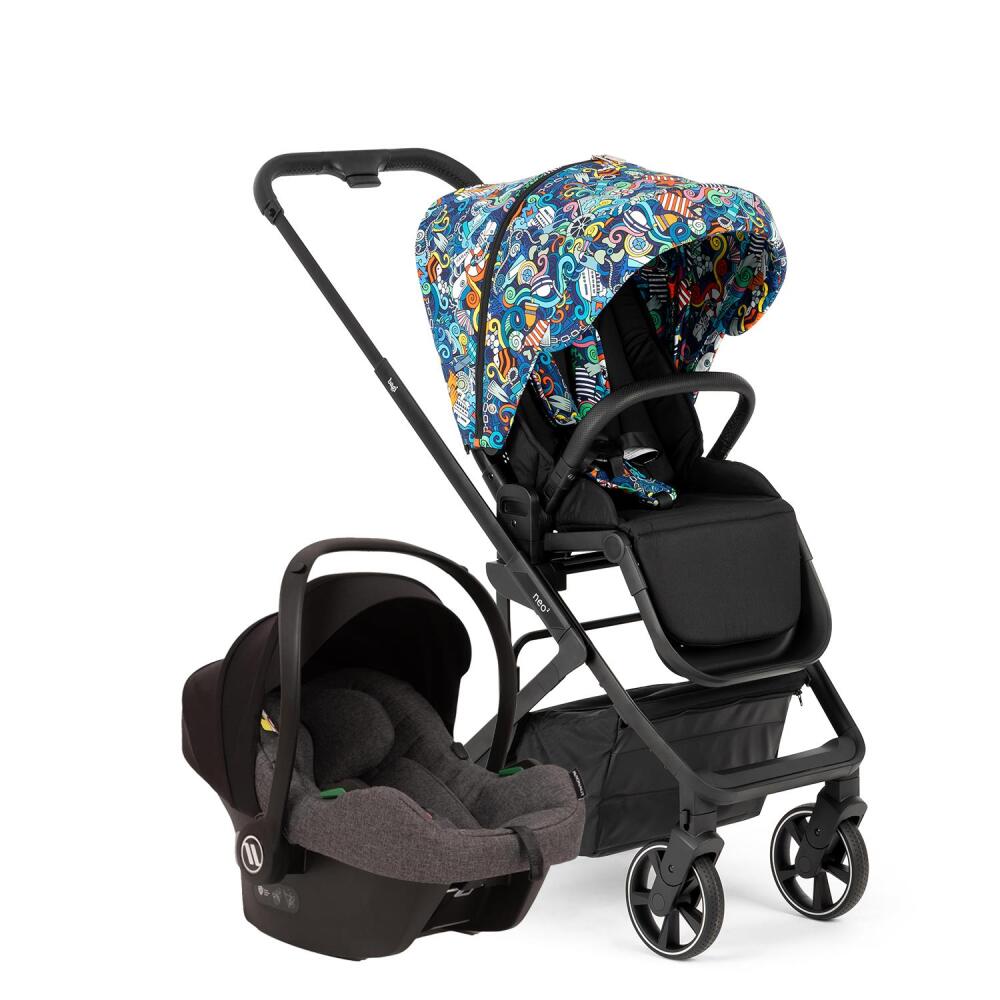 Bagi Neo 2 Cosmo Travel Sistem Bebek Arabası Multicolor - Grey 