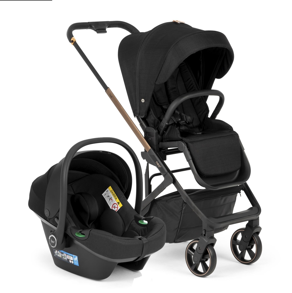 Bagi Neo 2 Travel Sistem Bebek Arabası Black Gold 