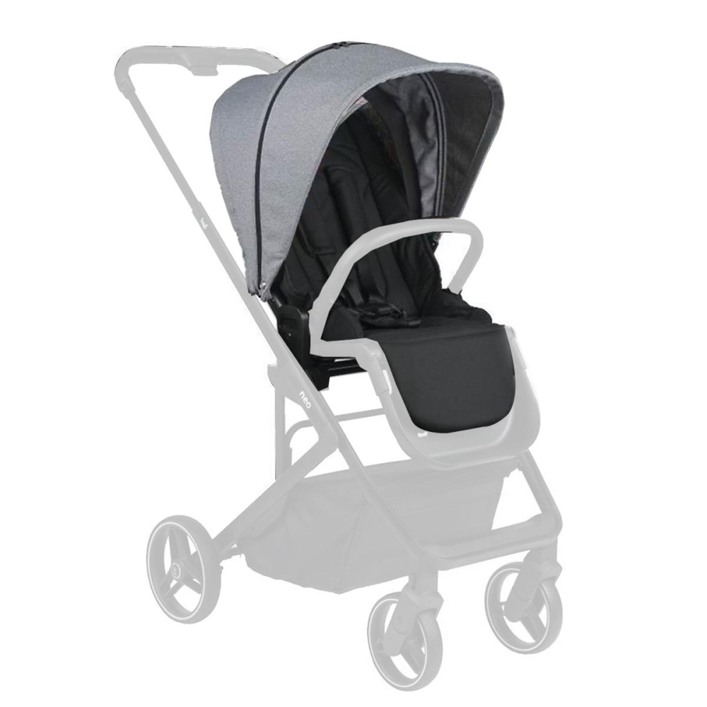 Bagi Neo Bebek Arabası Light Grey Kumaş Takımı Set - 1