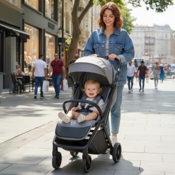 Bagi Taxi Autofold Travel Sistem Bebek Arabası Grey - 3