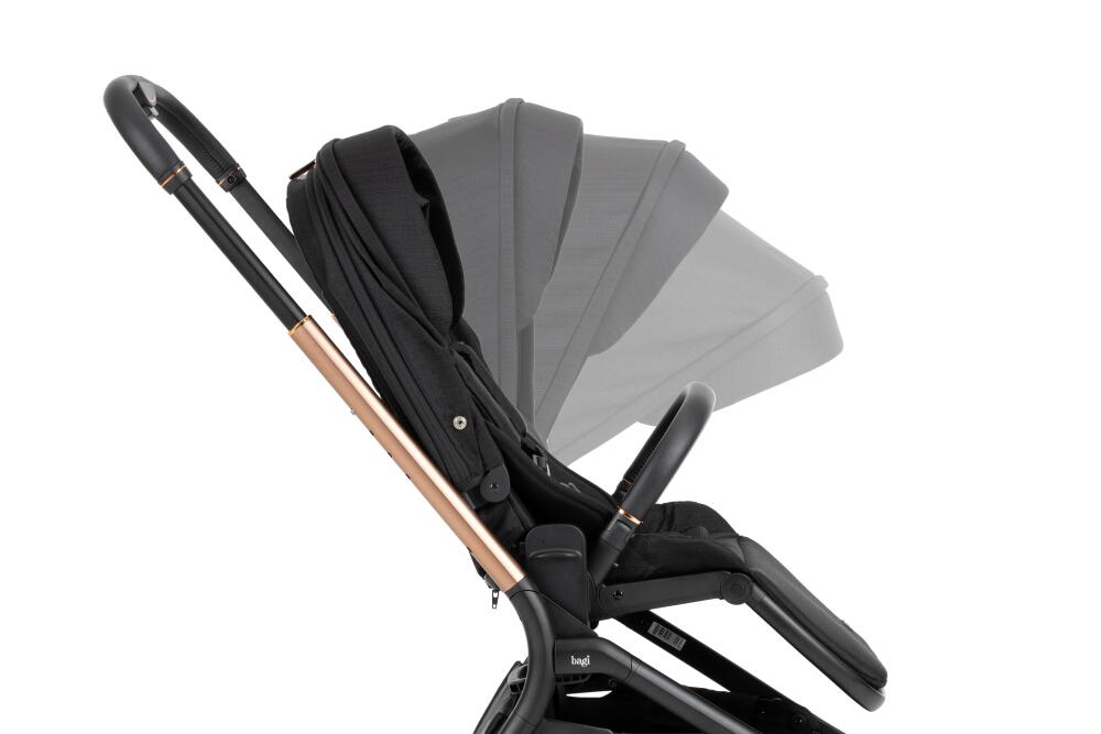 Bagi Xenon Grey Cosmo Travel Sistem Bebek Arabası Black Gold - 16