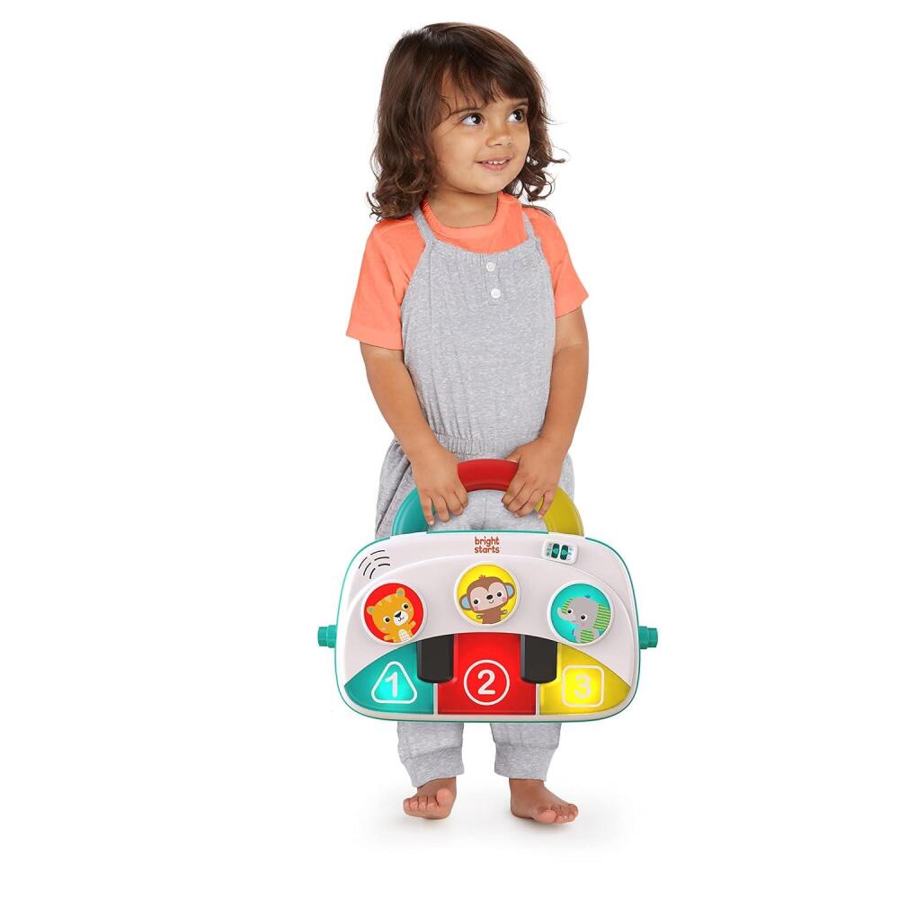 Bright Starts 4 ü 1 arada Eğitici Oyun Halısı Safari Piyano ve Davullu - 6