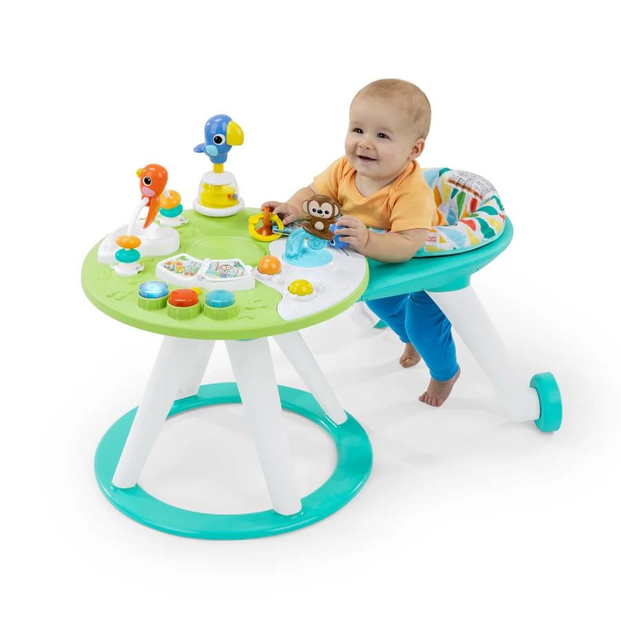 Bright Starts Around We Go 2 si 1 Gezintili Aktivite Merkezi ve Masa Tropic Cool - 4