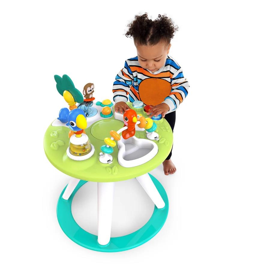 Bright Starts Around We Go 2 si 1 Gezintili Aktivite Merkezi ve Masa Tropic Cool - 8