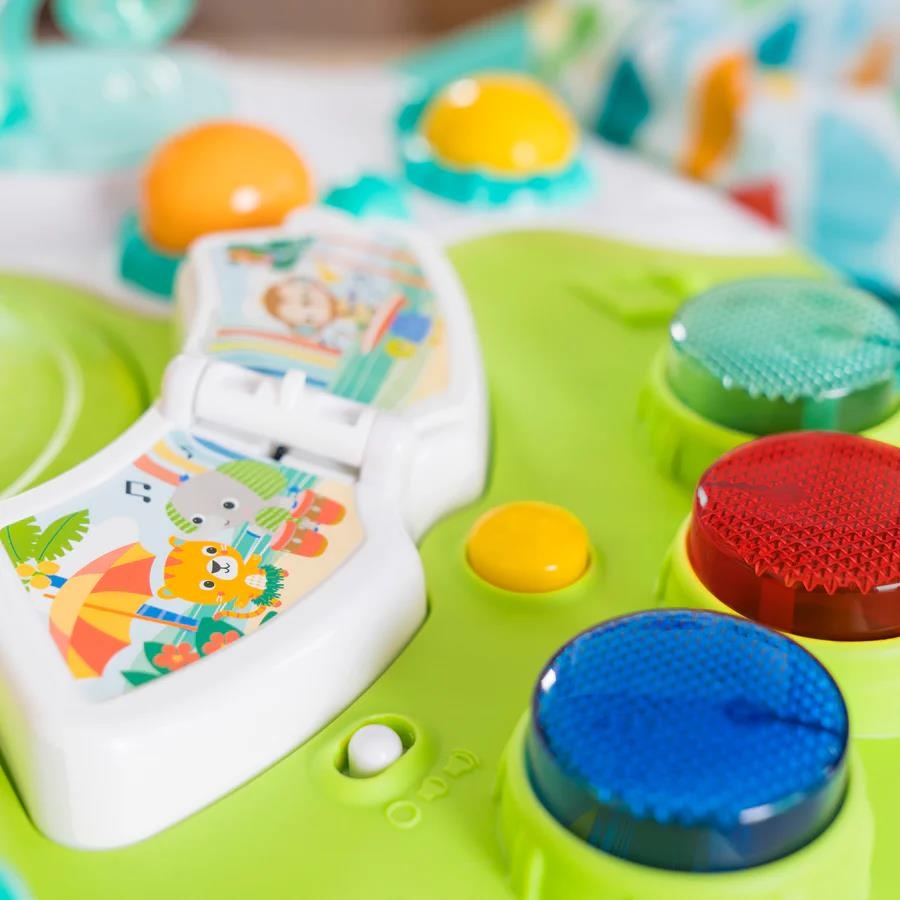 Bright Starts Around We Go 2 si 1 Gezintili Aktivite Merkezi ve Masa Tropic Cool - 16