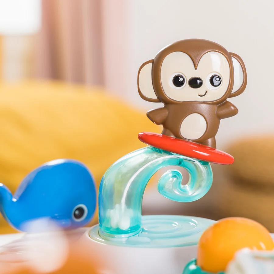 Bright Starts Around We Go 2 si 1 Gezintili Aktivite Merkezi ve Masa Tropic Cool - 16