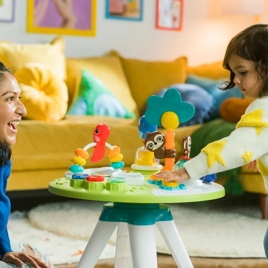 Bright Starts Around We Go 2 si 1 Gezintili Aktivite Merkezi ve Masa Tropic Cool - 19