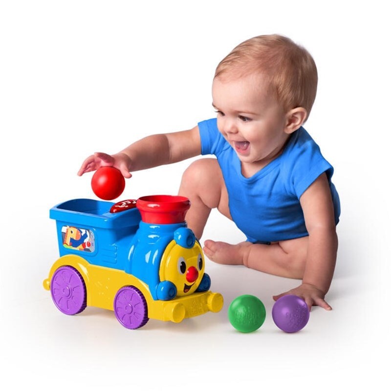 Bright Starts Hab Roll & Pop Train - Top Fırlatan Tren - 2