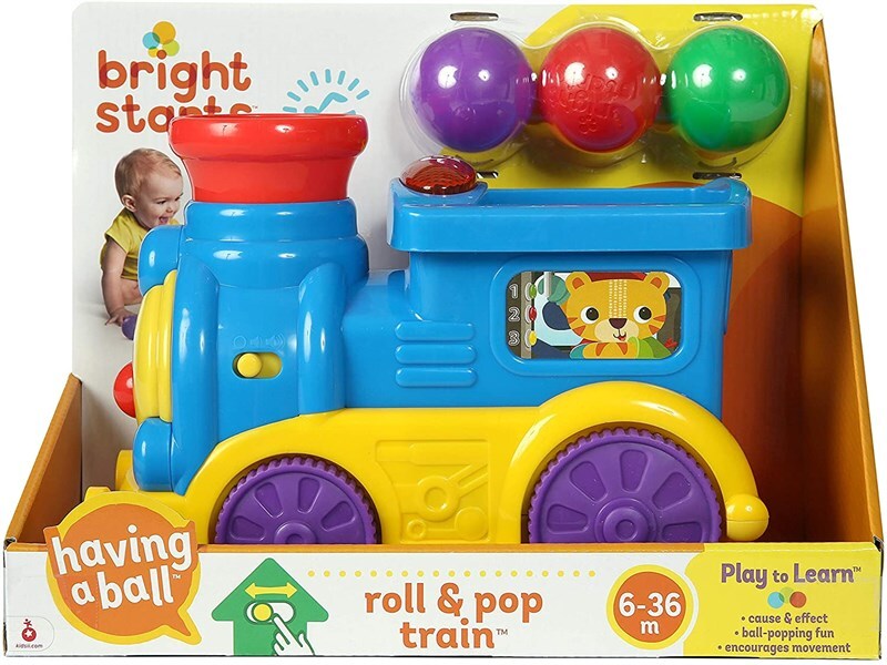 Bright Starts Hab Roll & Pop Train - Top Fırlatan Tren - 4