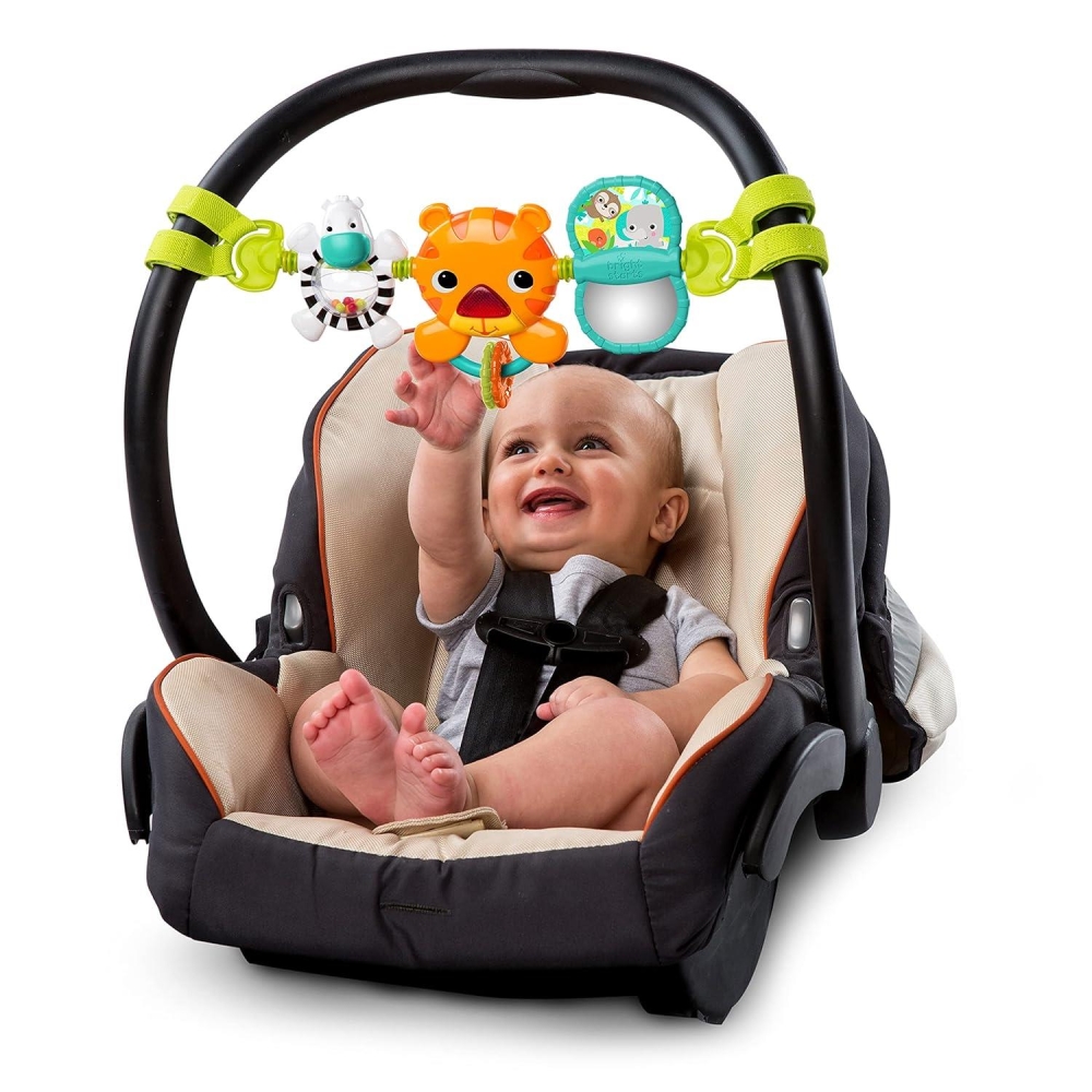 Bright Starts Müzikli Bebek Arabası ve Ana Kucağı Oyuncaklı Ön Bar - 1