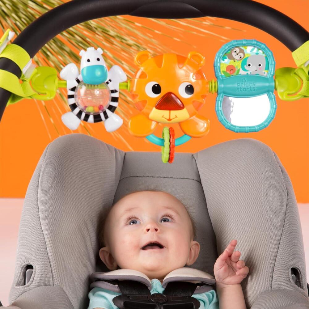 Bright Starts Müzikli Bebek Arabası ve Ana Kucağı Oyuncaklı Ön Bar - 4
