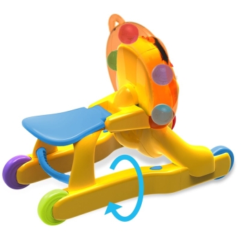 Bright Starts Step & Ride Lion 3'in1 Yürüme Arkadaşı Top Fırlatan Aslancık - 5