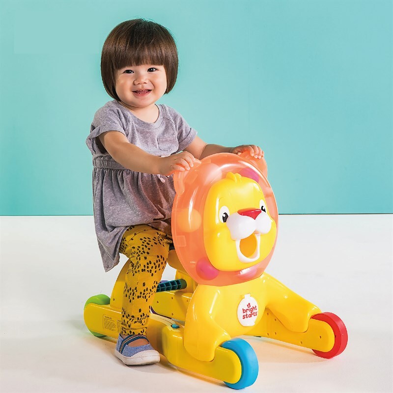Bright Starts Step & Ride Lion 3'in1 Yürüme Arkadaşı Top Fırlatan Aslancık - 2