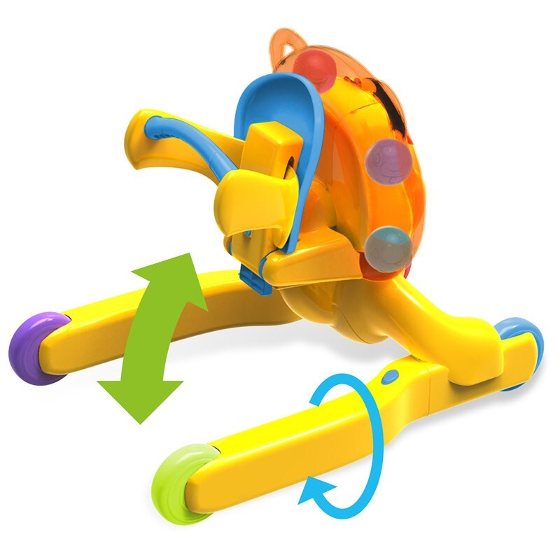 Bright Starts Step & Ride Lion 3'in1 Yürüme Arkadaşı Top Fırlatan Aslancık - 4