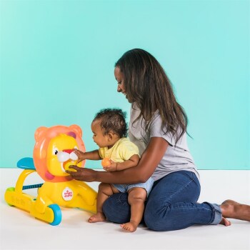 Bright Starts Step & Ride Lion 3'in1 Yürüme Arkadaşı Top Fırlatan Aslancık - 6