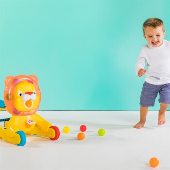 Bright Starts Step & Ride Lion 3'in1 Yürüme Arkadaşı Top Fırlatan Aslancık - 7