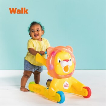 Bright Starts Step & Ride Lion 3'in1 Yürüme Arkadaşı Top Fırlatan Aslancık - 8