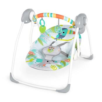 Bright Starts Yağmur Ormanı Taşınabilir Salıncak - Bright Starts