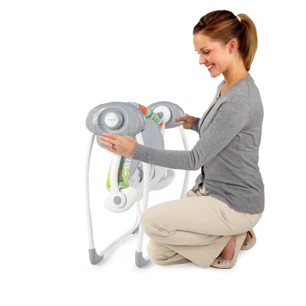 Bright Starts Yağmur Ormanı Taşınabilir Salıncak - 9