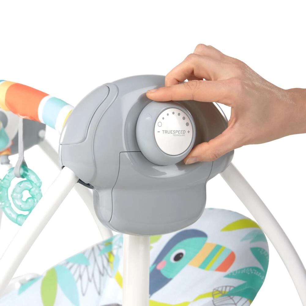 Bright Starts Yağmur Ormanı Taşınabilir Salıncak - 7