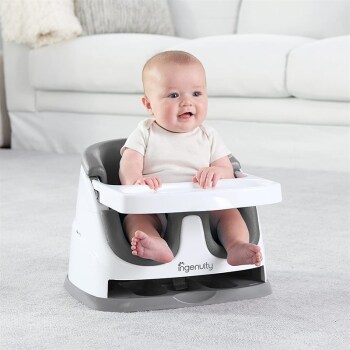 Ingenuity Baby Base Portatif Mama Sandalyesi Slate - Ingenuity (1)