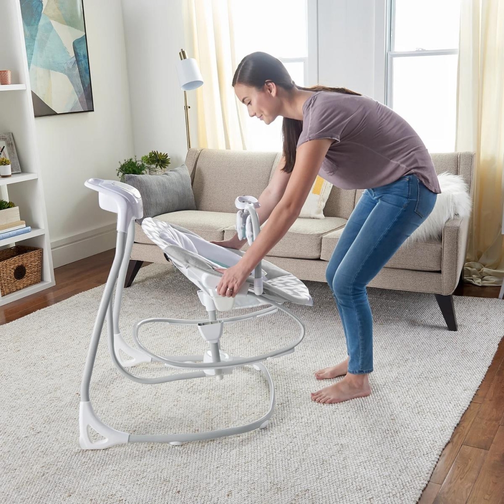 Ingenuity Simple Comfort 2 si 1 arada Dönenceli Salıncak ve Ev Tipi Ana Kucağı - 7