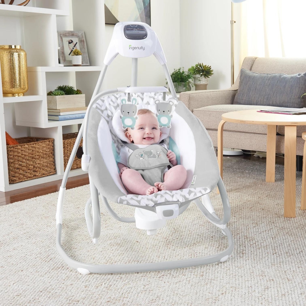 Ingenuity Simple Comfort 2 si 1 arada Dönenceli Salıncak ve Ev Tipi Ana Kucağı - 14
