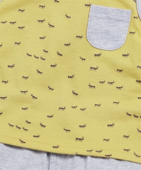 Mamas Papas Ant Mock Layer Romper - Mamas & Papas