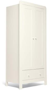 Mamas & Papas Dover Wardrobe White - Mamas & Papas