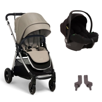 Mamas Papas Flip XT 3 Cosmo Travel Sistem Bebek Arabası Fawn - Black - Mamas & Papas