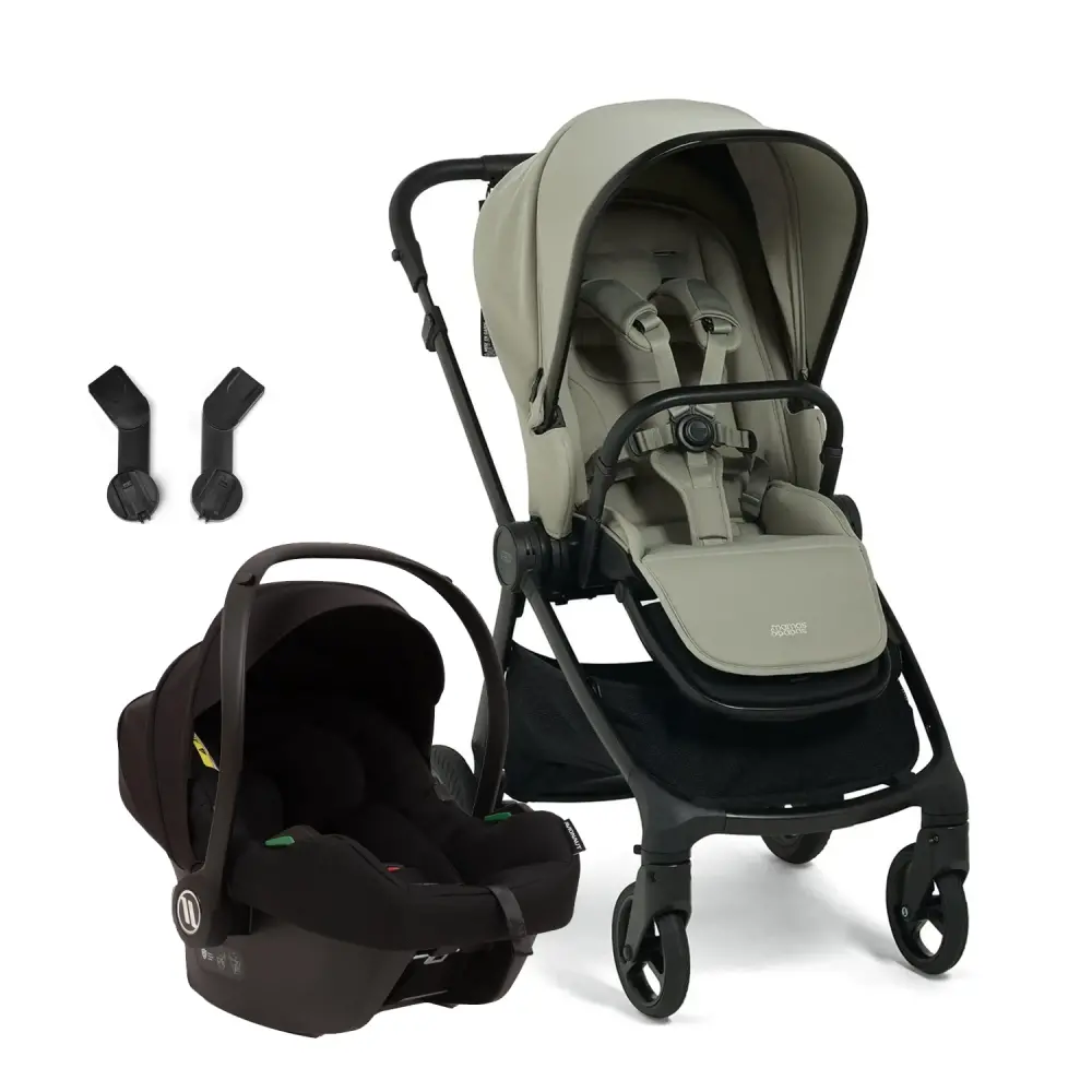 Mamas Papas Vardo Black Cosmo Travel Sistem Bebek Arabası Sage - 1